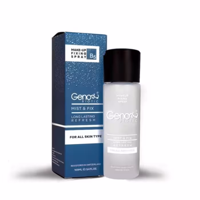 اسپری رطوبت رسان و تثبیت کننده آرایش (فیکساتور) ژنو بایوتیک حجم 100mL
