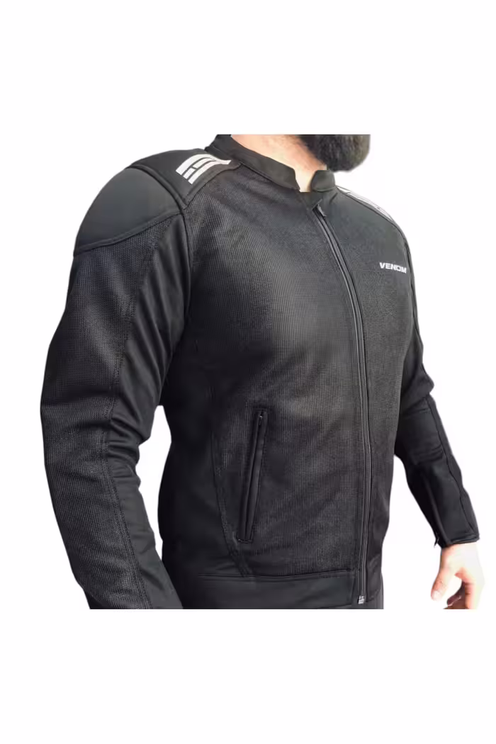 کاپشن موتورسوار مردانه CONFORT MOTHERCYCLE MOTORCYCLE COCIE اورجینال Venom