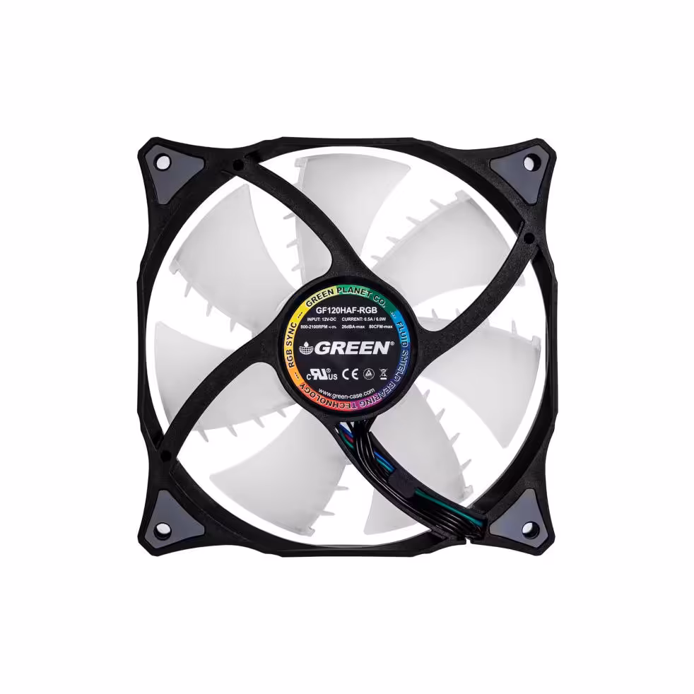 فن کیس گرین GF120-RGB