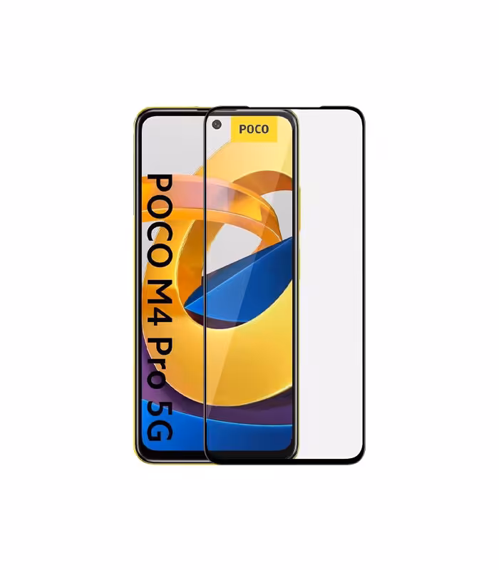 محافظ صفحه نمایش تمام صفحه مناسب برای گوشی Xiaomi Poco M4 Pro 5G