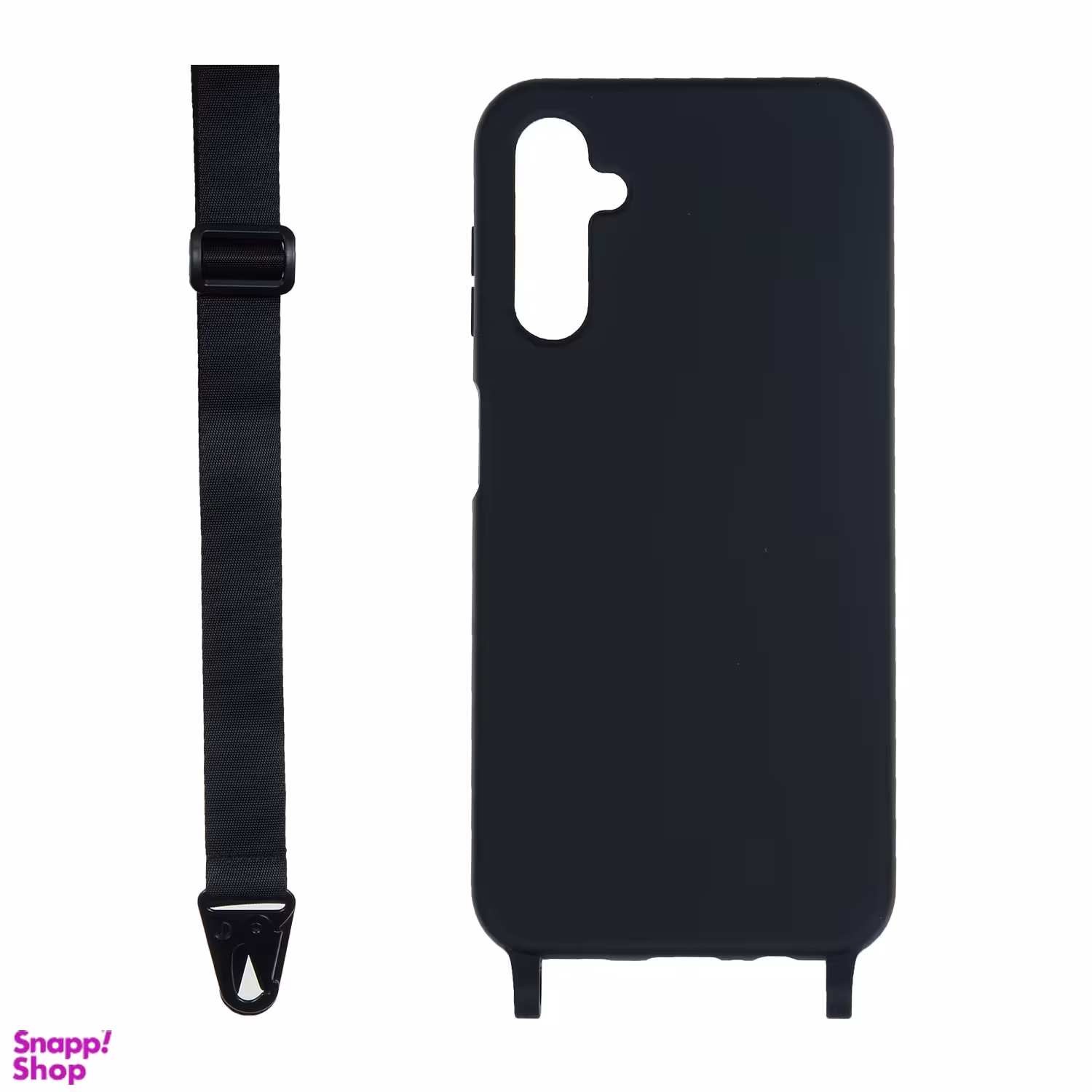 کاور مدل سیلیکونی کد MS مناسب برای گوشی موبایل سامسونگ Galaxy A14 به همراه بند گردنی