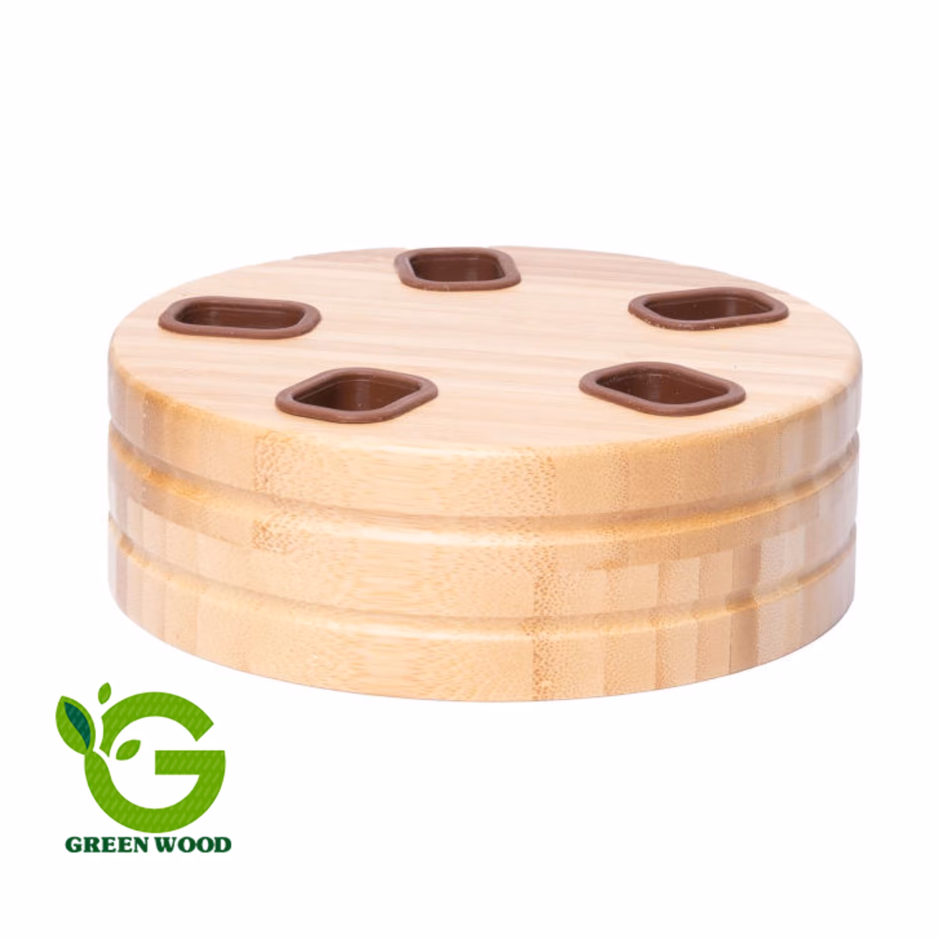 استند کفگیر و ملاقه چوبی بامبو کد Gw 60401002