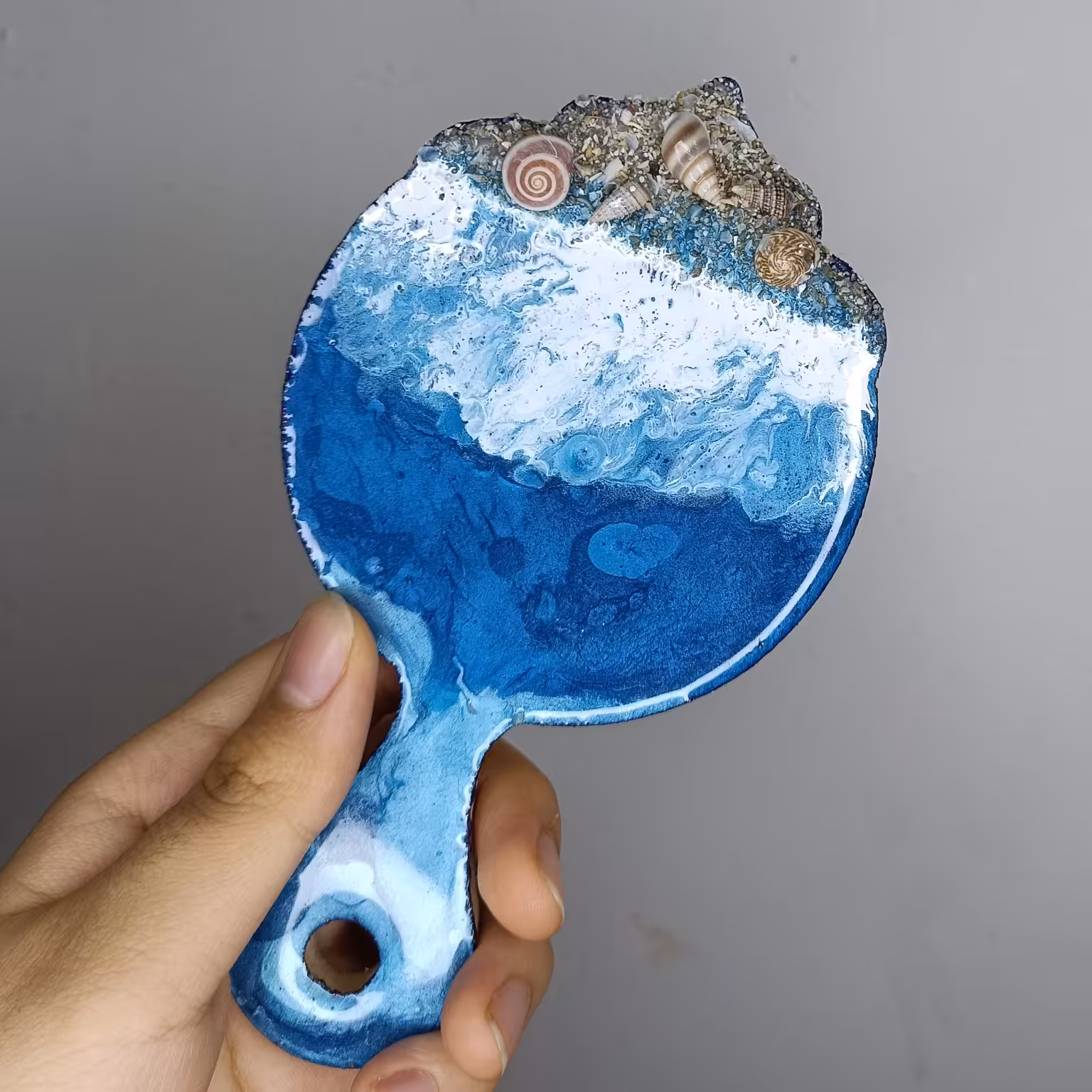 آینه رزینی طرح دریا