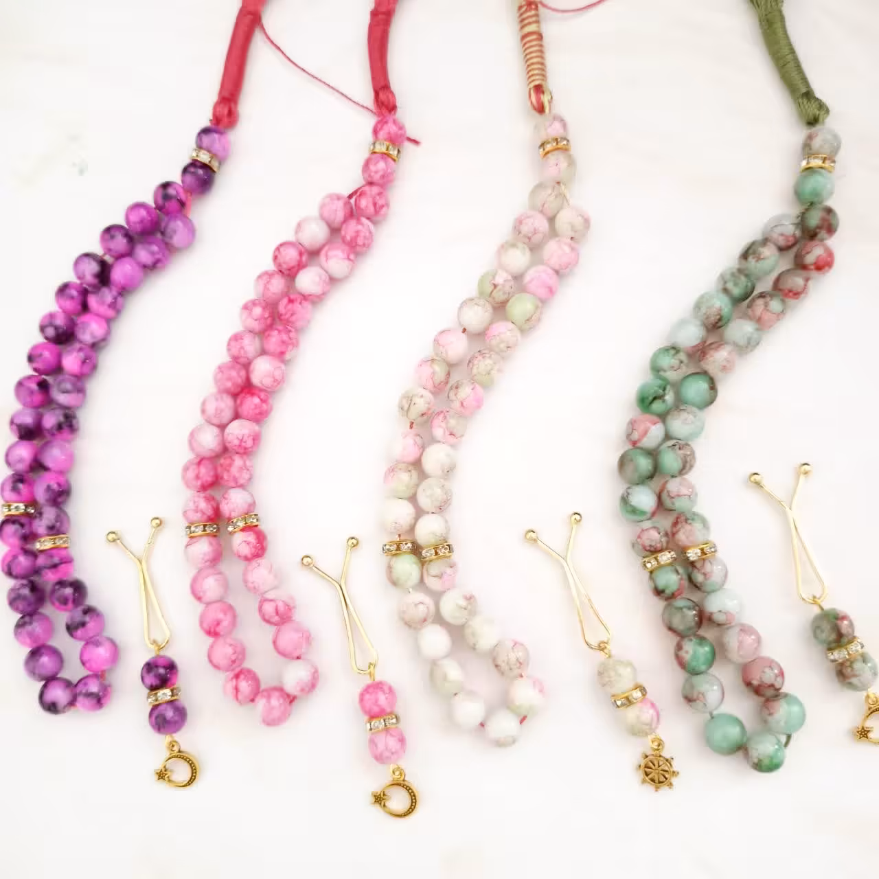 ست تسبیح و گیره روسری 