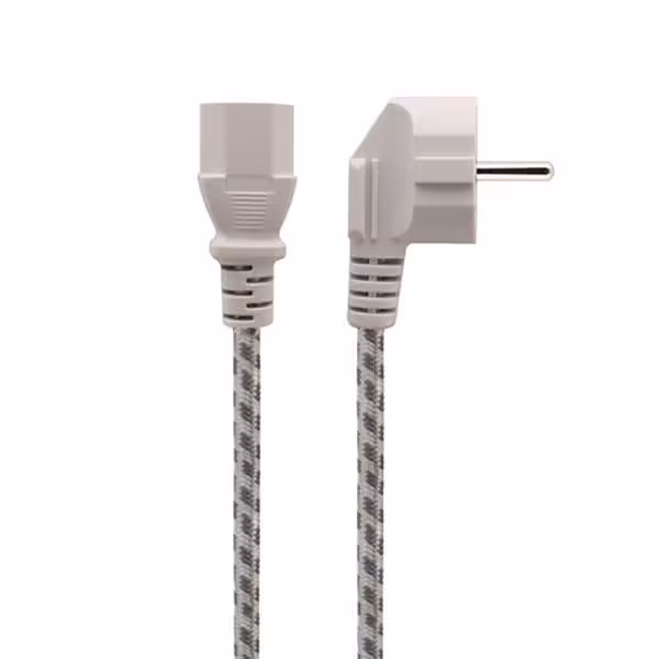 کابل برق کنفی سه پین کامپیوتر طول 1 متر