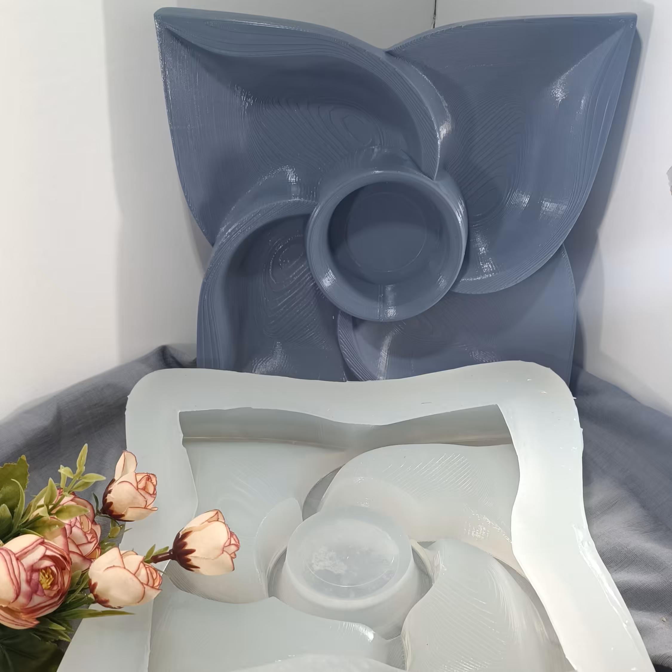 قالب سیلیکونی اردخوری طرح گل