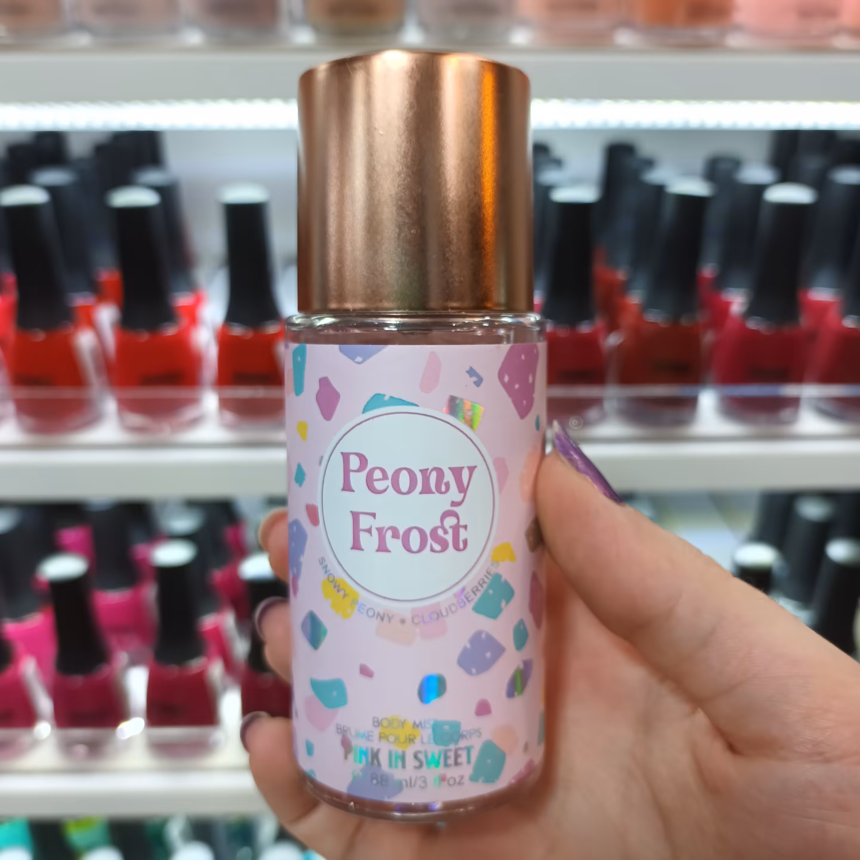 مینی بادی اسپلش PINK IN SWEET رایحه Fizzy Peach