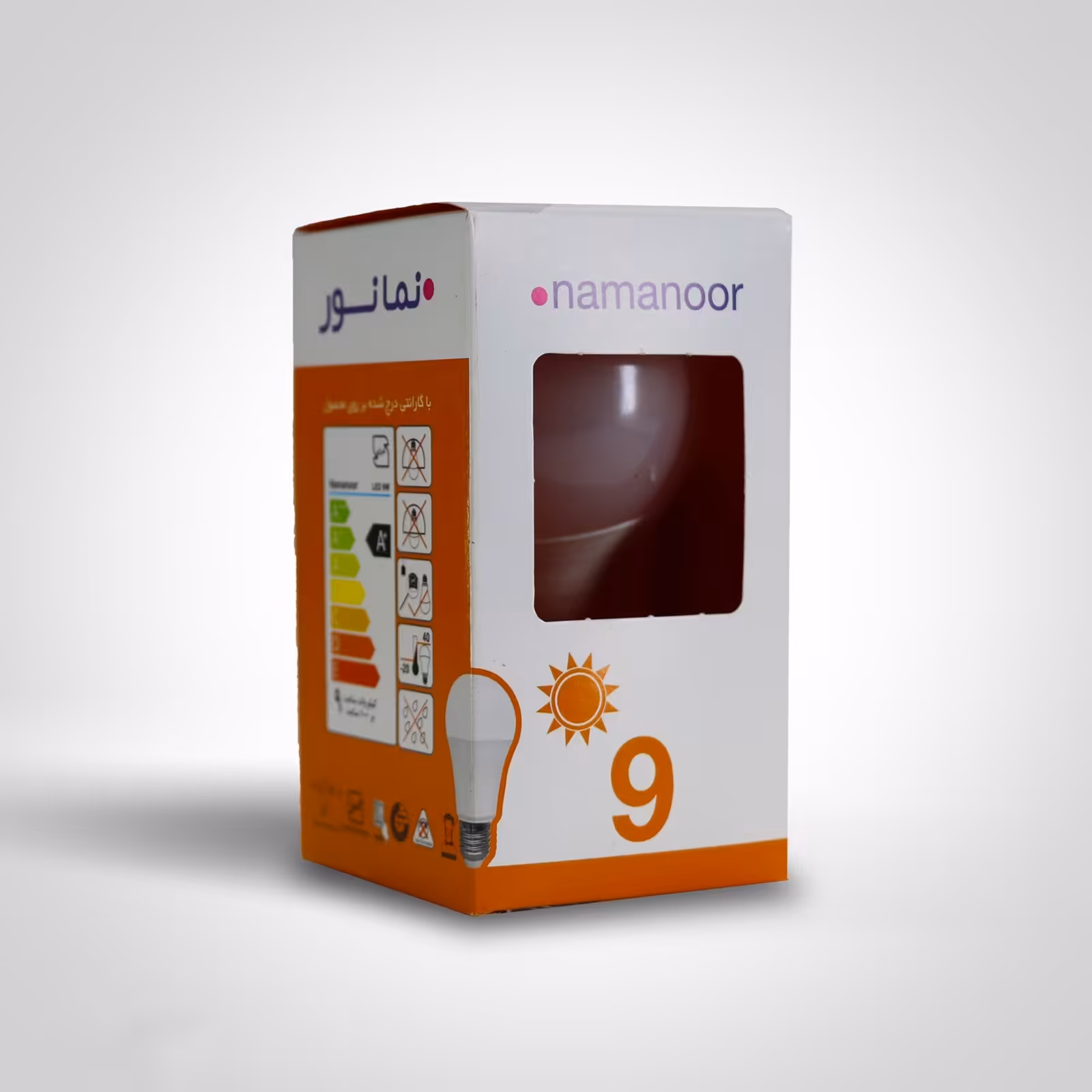 لامپ LED  نمانور  9 وات 