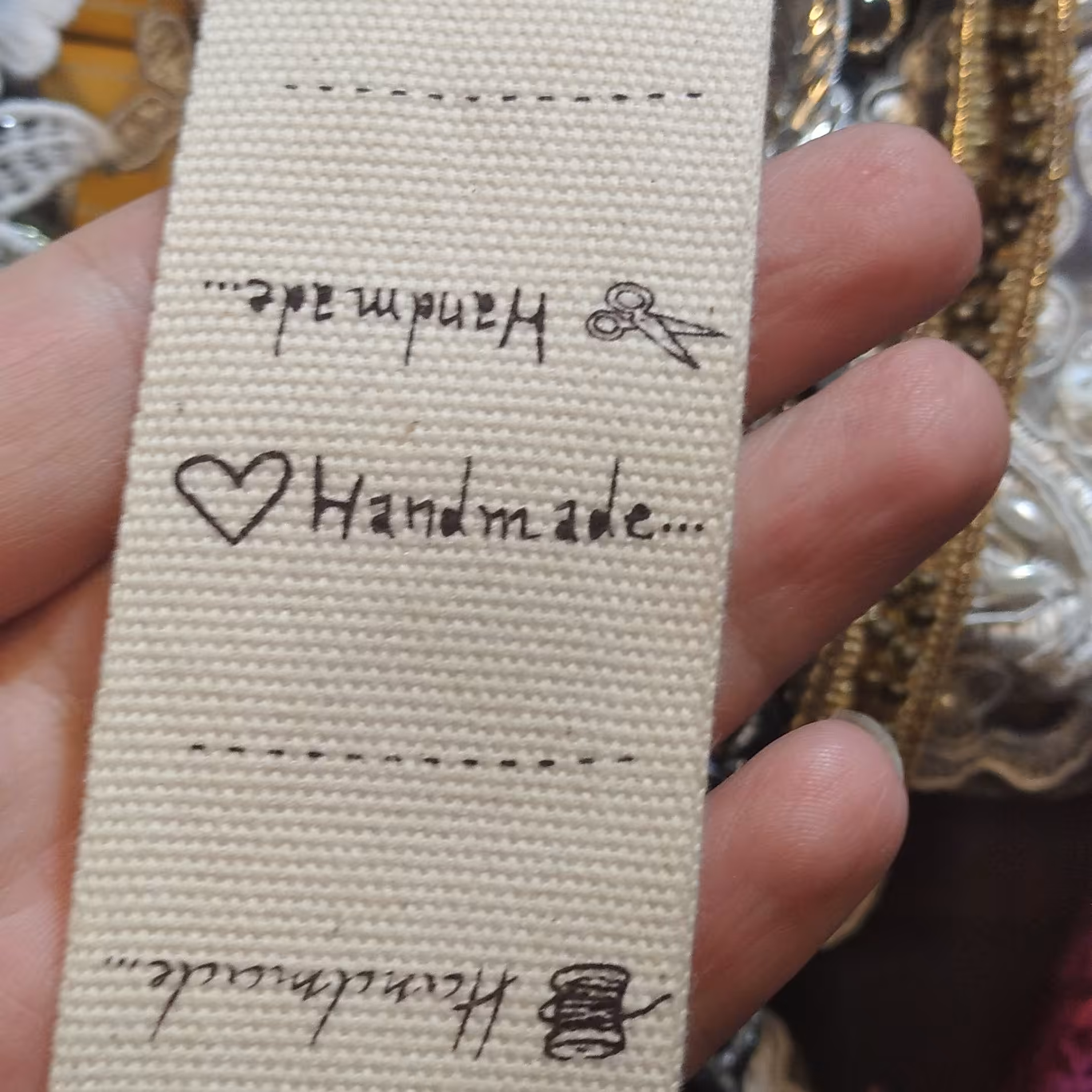 نوار روزنامه ای کتان 1 متر