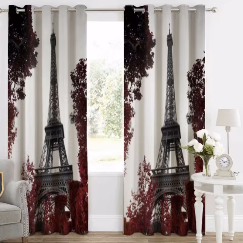 پرده چاپی  پانچ  طرح   نقاشی و منظره  کد626