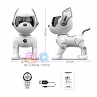 ربات سگ هوشمند کد m118.باتری شارژی