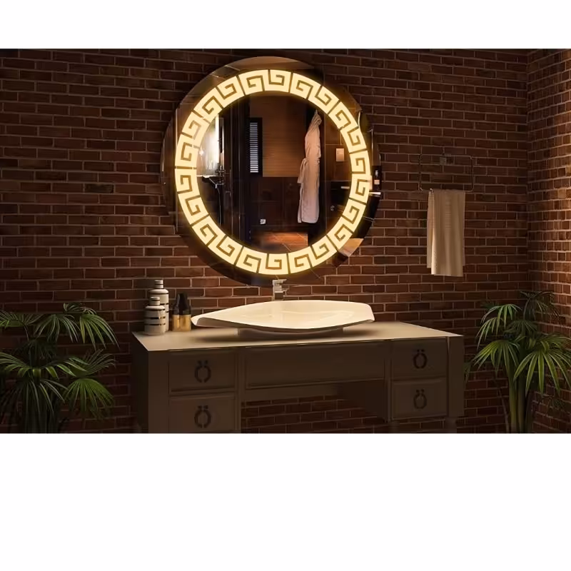 اینه بک لایت قطر 70 سانتی تاچلس  مدل ورساچ 