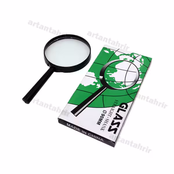 ذره بین دسته دار گلاس سایز90