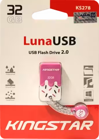 فلش مموری 32 گیگابایت KINGSTAR مدل LUNA KS278