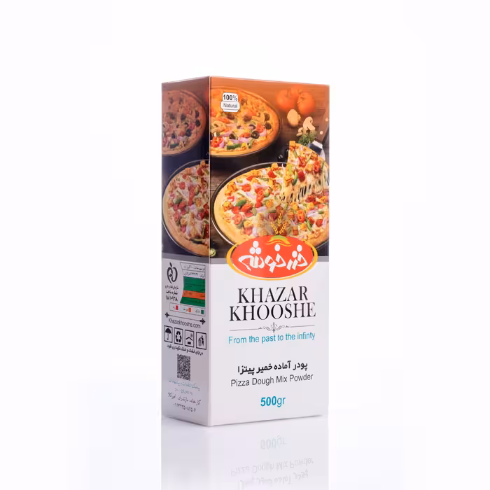 پودر آماده خمیر پیتزا خزرخوشه - 500 گرم