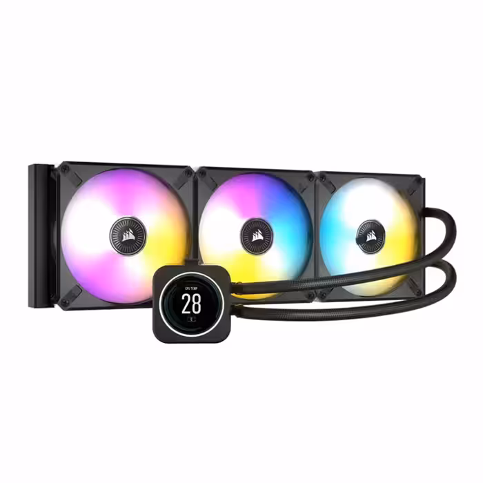 خنک کننده مایع پردازنده کورسیر iCUE H170i ELITE LCD Display