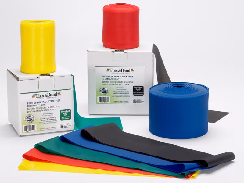 کش ورزشی Thera Band latex free black