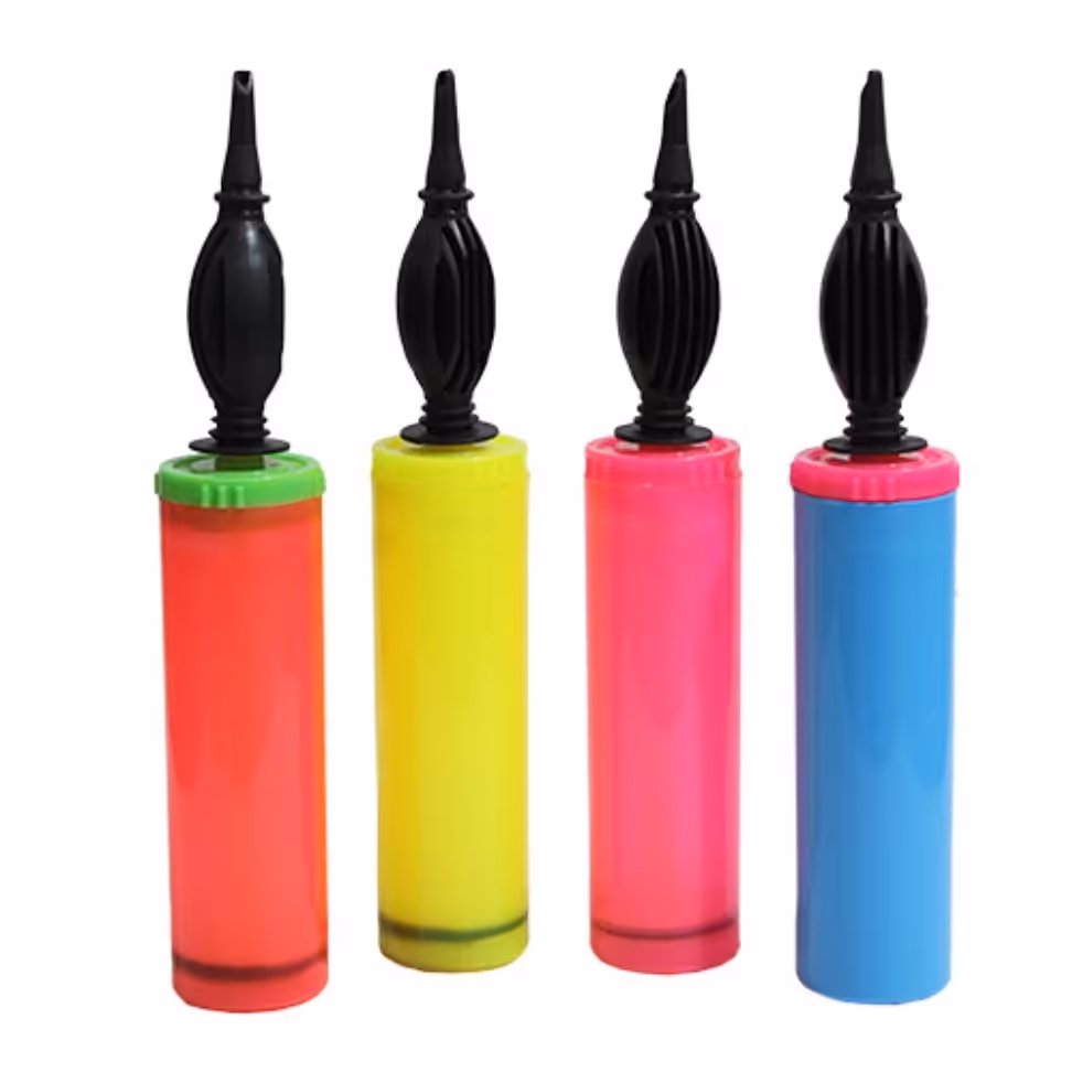 تلمبه دستی پلاستیکی بادکنک مدل (مارپیچی) 50 گرم در رنگهای مختلف