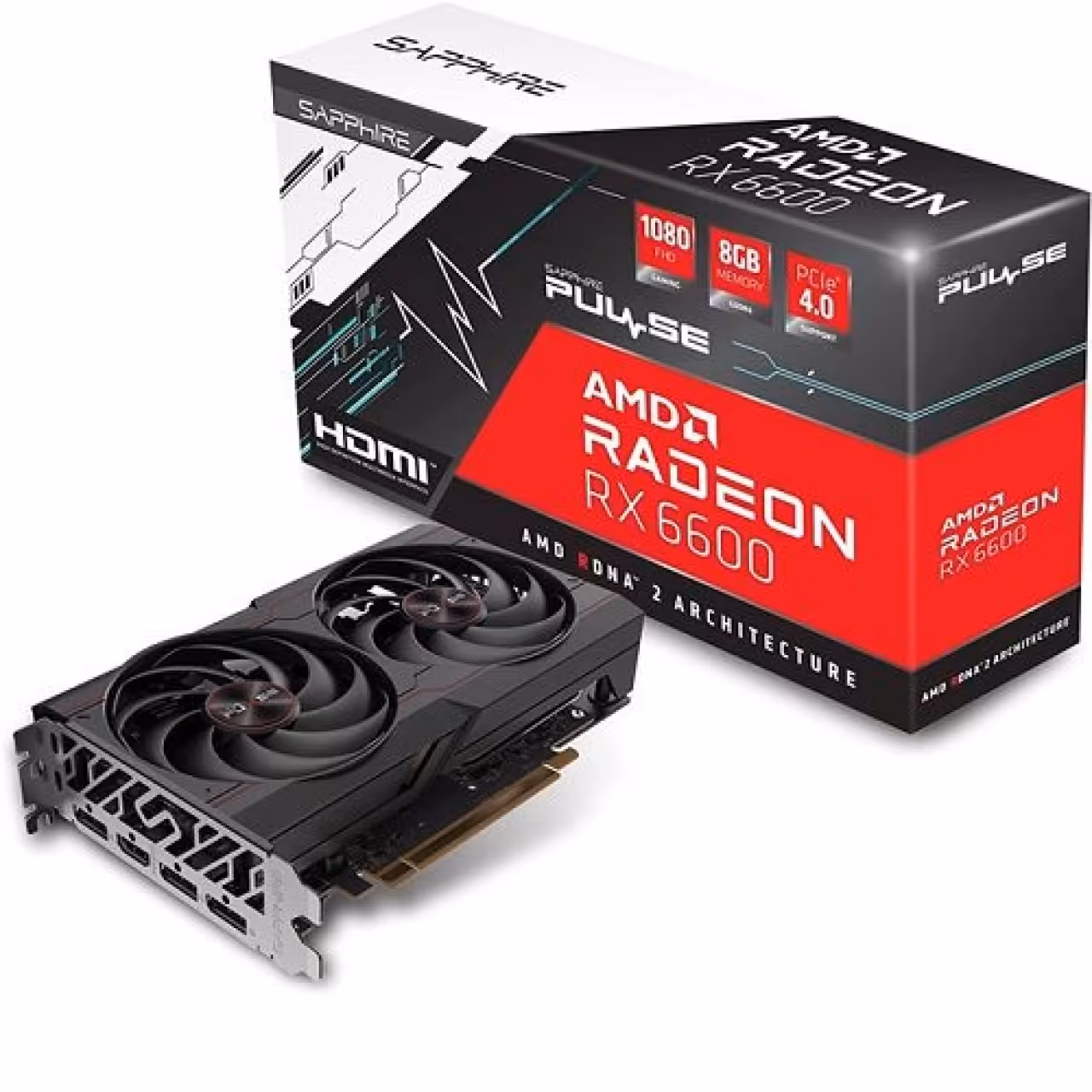 کارت گرافیک سافایر مدل PULSE AMD Radeon RX 6600 8GB