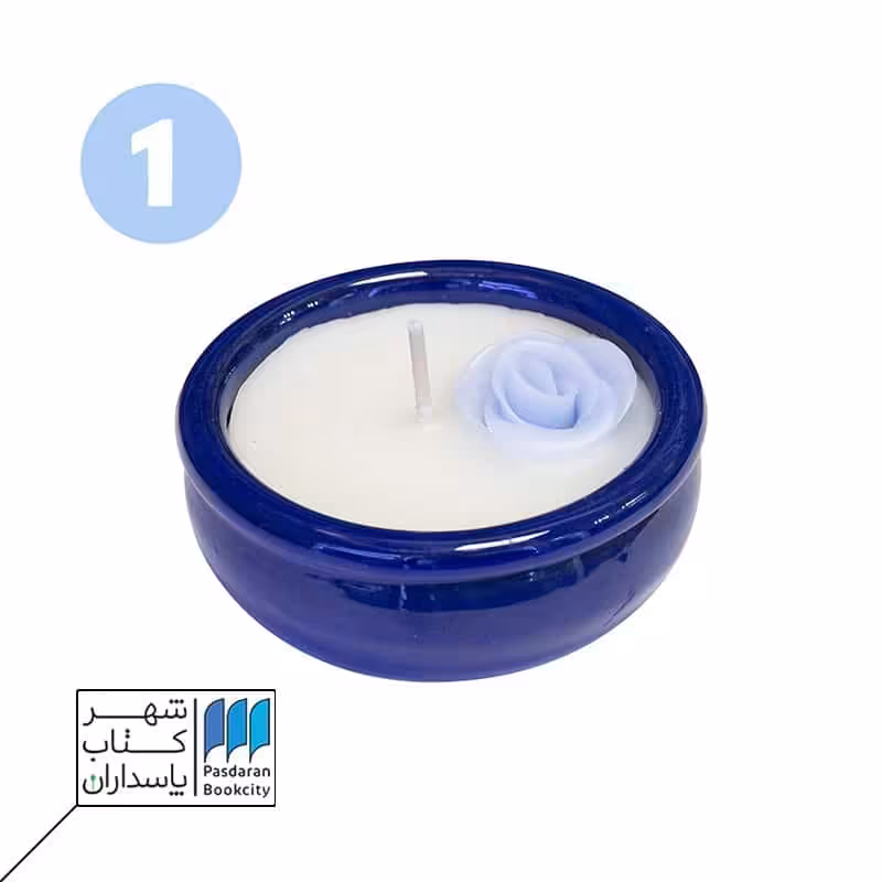 شمع گل رزی ژولیت متوسط