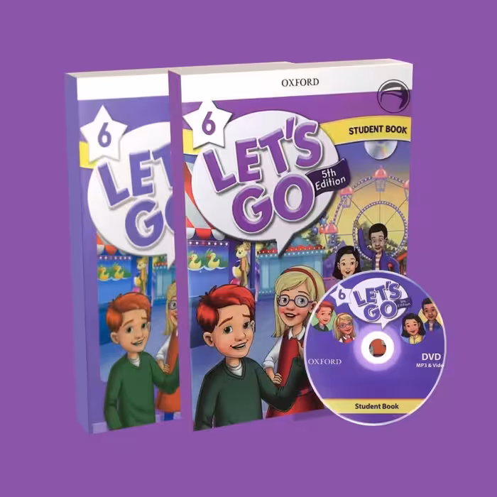 کتاب لتس گو Lets go 6 چاپ Fifth edition انتشارات Oxford