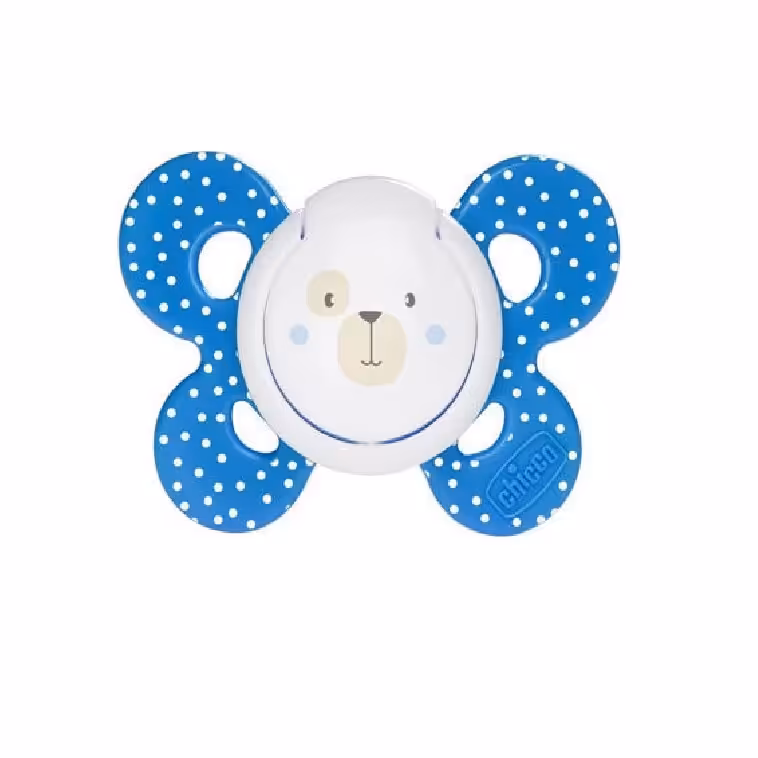 پستانک پروانه ای چیکو اورجینال 16-6 ماه خرس آبی