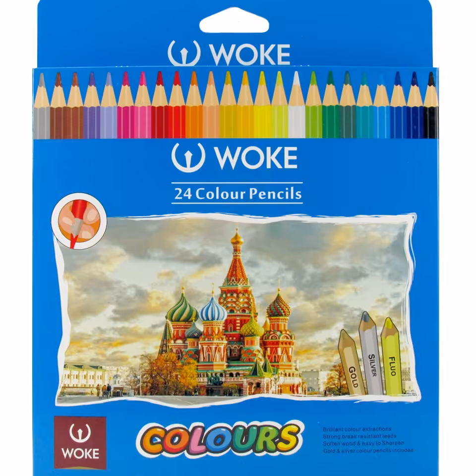 مداد رنگی 24 رنگ وک