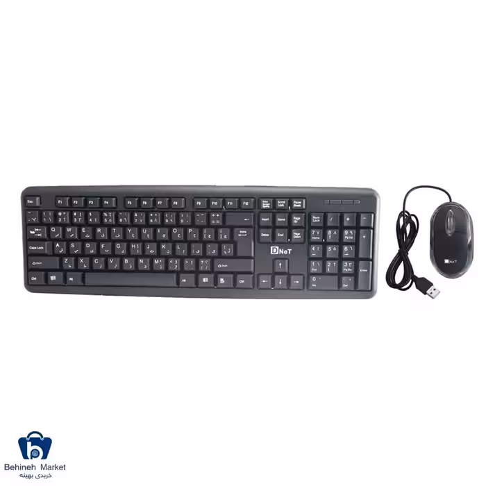 کیبورد و ماوس باسیم دی نت مدل DT-1101