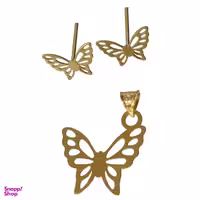 نیم ست طلا 18 عیار کانیار گالری مدل L12