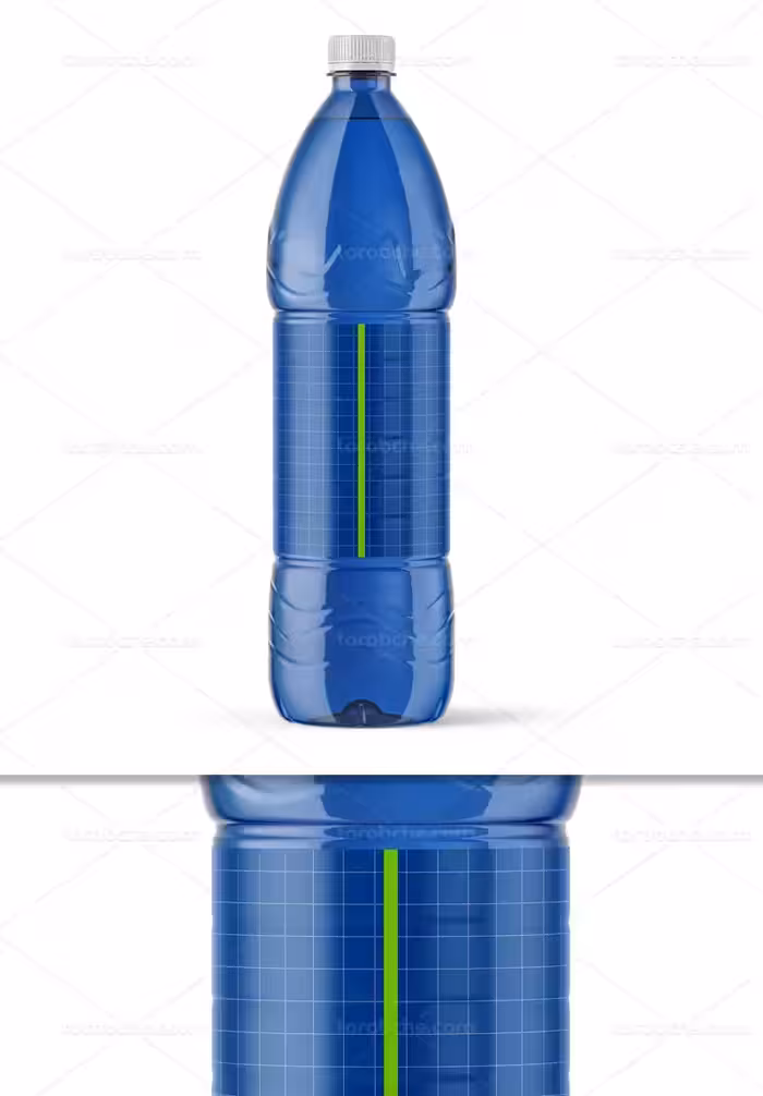 موکاپ بطری پلاستیکی | گرافیک با طعم تربچه