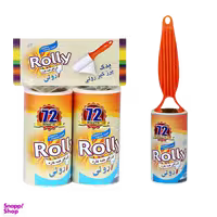 رول یدک پرزگیر سگ رولی (Rolly) مدل 10 سانتی متر 72 برگی بسته دو عددی