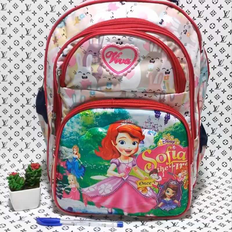 کیف مدرسه ای بزرگ و پرزیپ  کد ک

