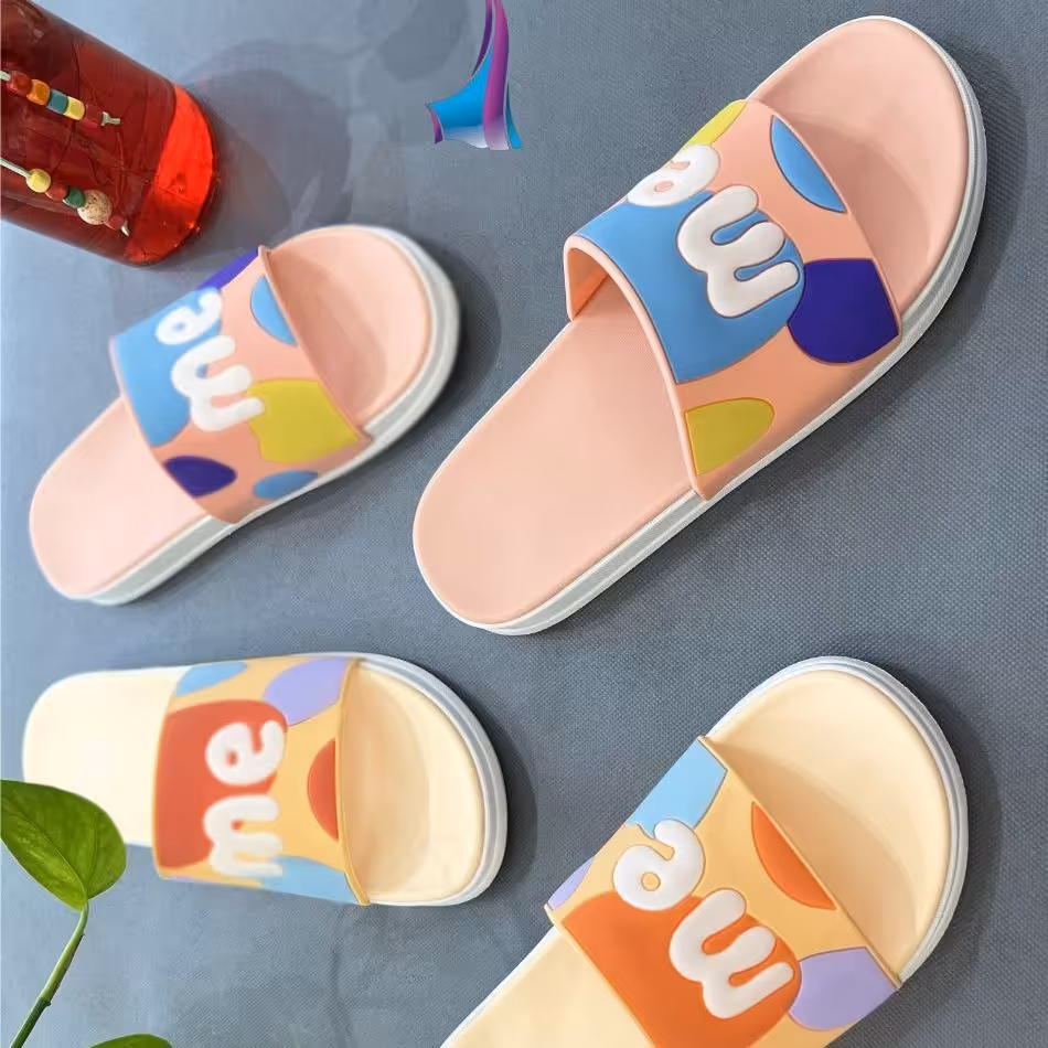 دمپایی دخترانه زنانه طرح کارتونی عروسکی طرح me