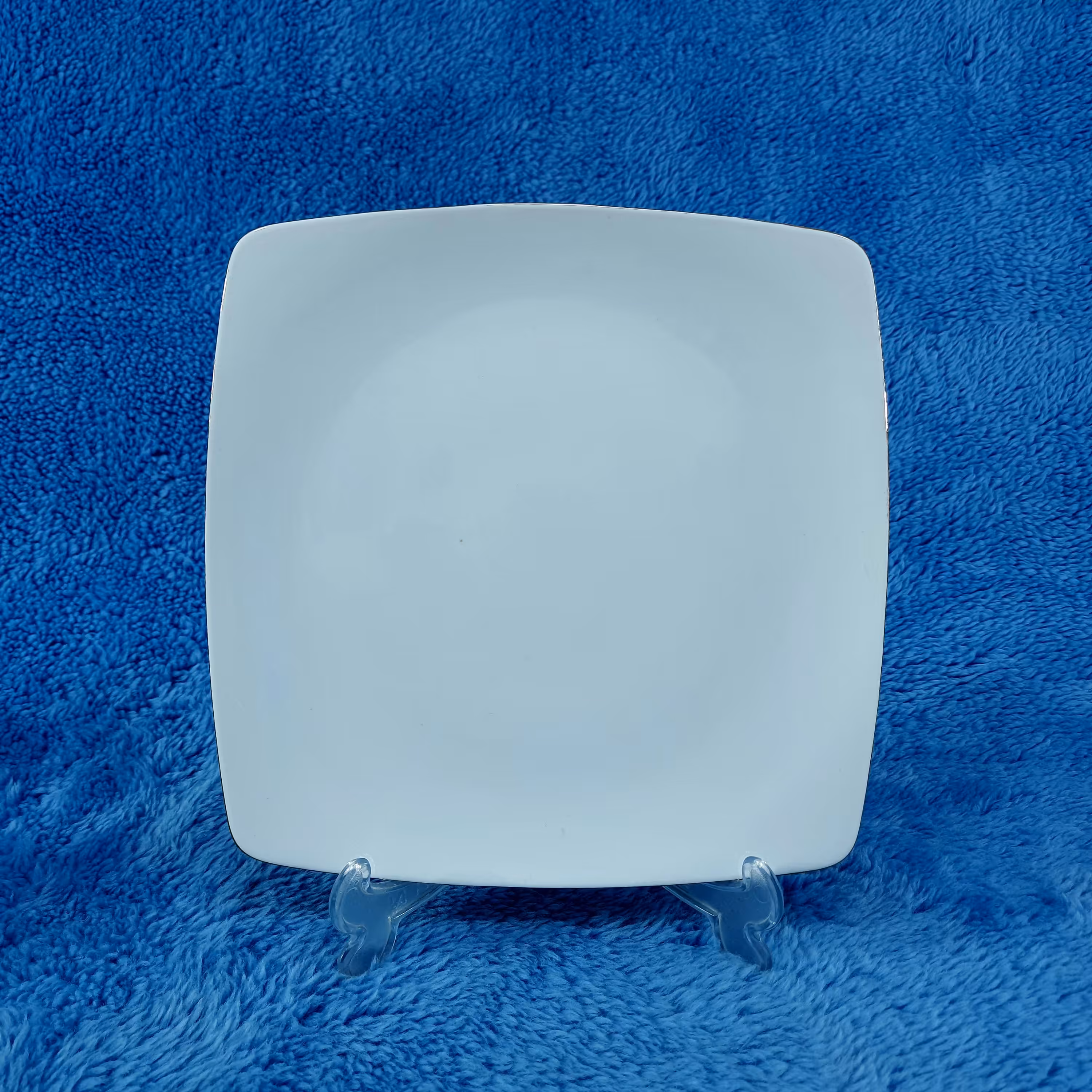 بشقاب پلوخوری 24 سانت چینی لورین مدل سناتور لب طلا بسته 6 عددی