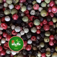 مخلوط دان فلفلها سفید سبز قرمز سیاه (100گرمی) ویژه عطاری چهل گیاه برا عاشقای فلفل 