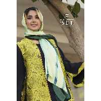 مانتو مجلسی ژاکارد مدل ارکیده رنگ زرد کد 1782 برند SET