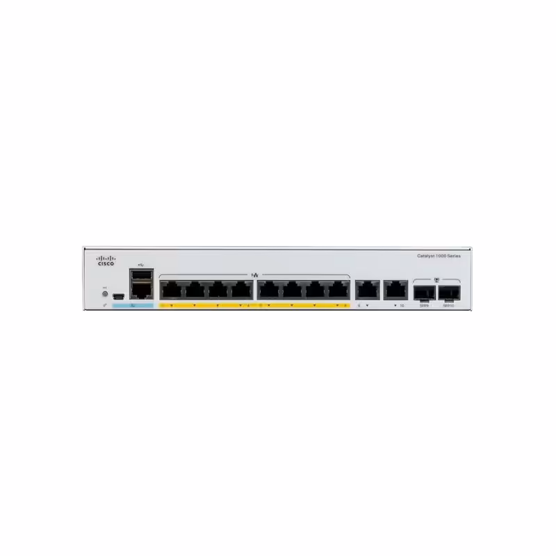 سوئیچ 8 پورت PoE سیسکو C1000-8FP-2G-L