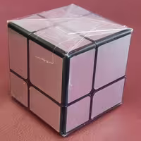 مکعب روبیک دو در دو آیینه  نقره ای رنگ مارکQY جنس درجه یک