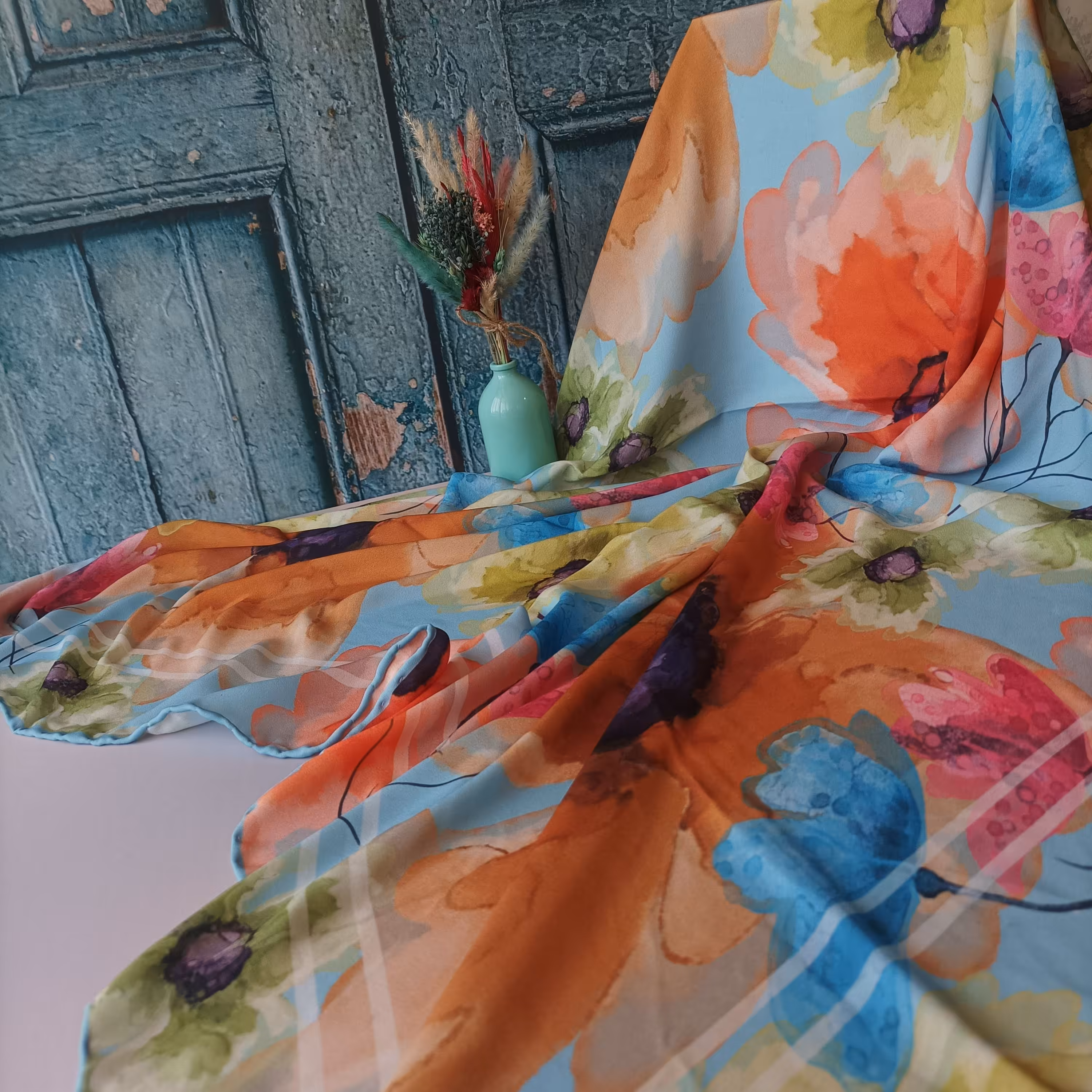 روسری شیک رنگی