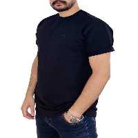 تی شرت مردانه بیسیک مشکی دیورسو Diverso کد 4651