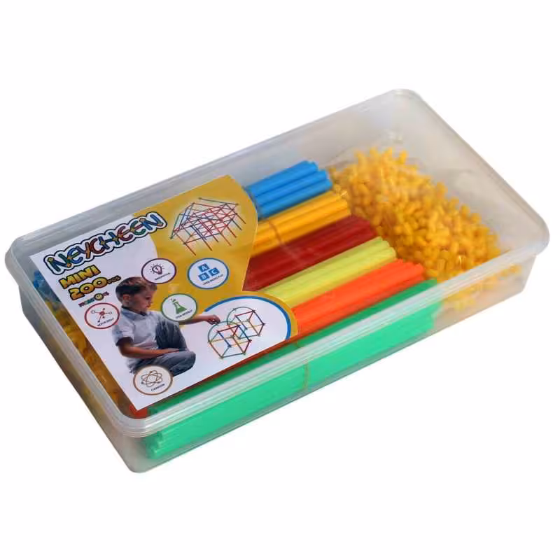 نی چین مینی200 قطعه ، بازی فکری ، بازی ساختنی لگو خلاقیت ، اسباب بازی