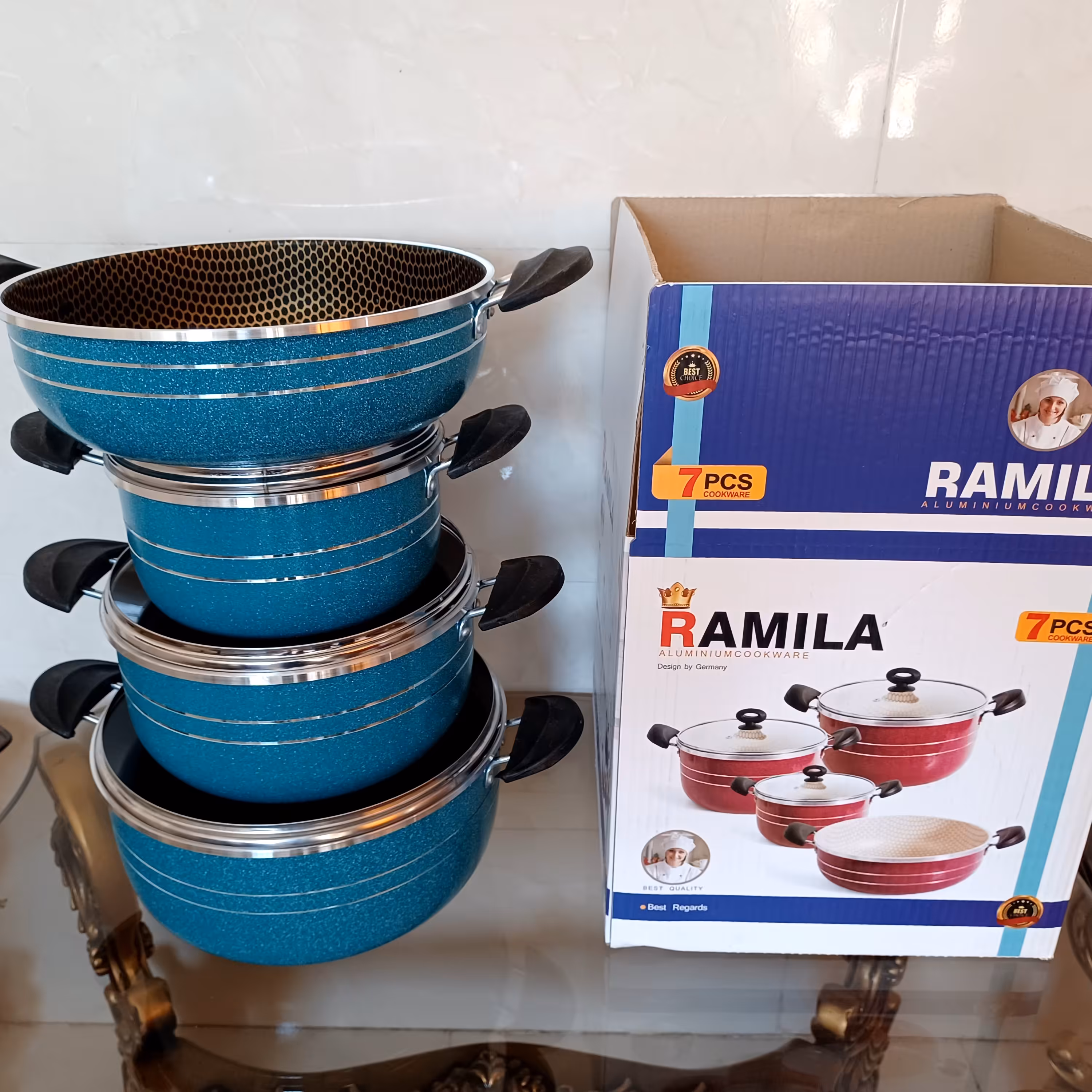 سرویس 7 پارچه داخل زنبوری