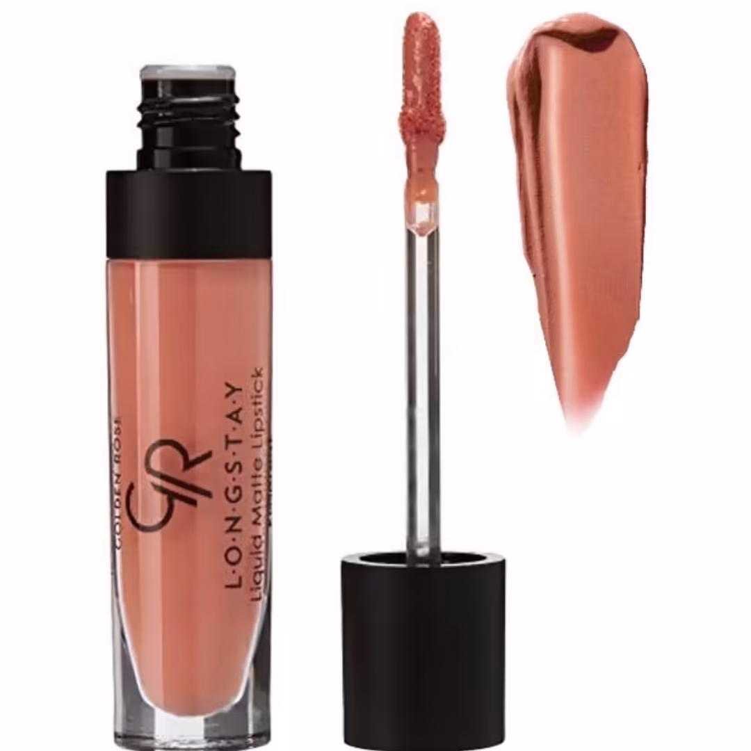 رژلب مایع گلدن رز شماره 22 ا Golden Rose Liquid Lipstick No.22

