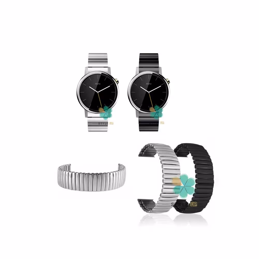 بند فلزی ساعت موتورولا Moto 360 2nd 42mm مدل Solo One Bead