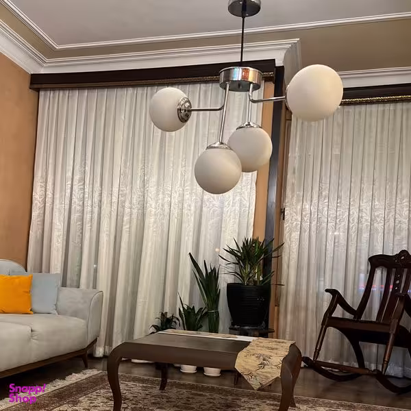 لوستر 4 شعله نورهام مدل کیمیا