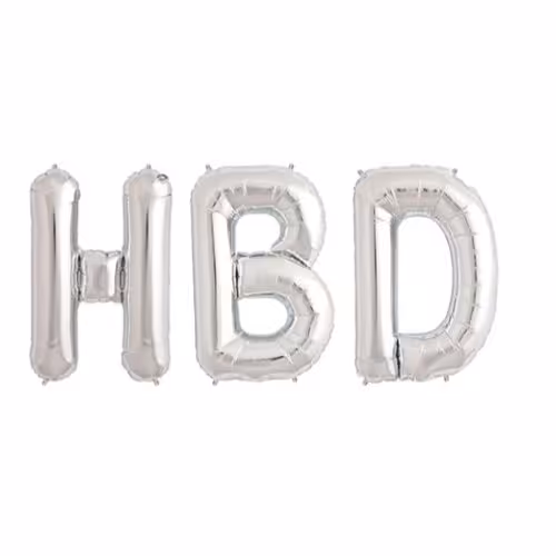 بادکنک فویلی HBD طلایی