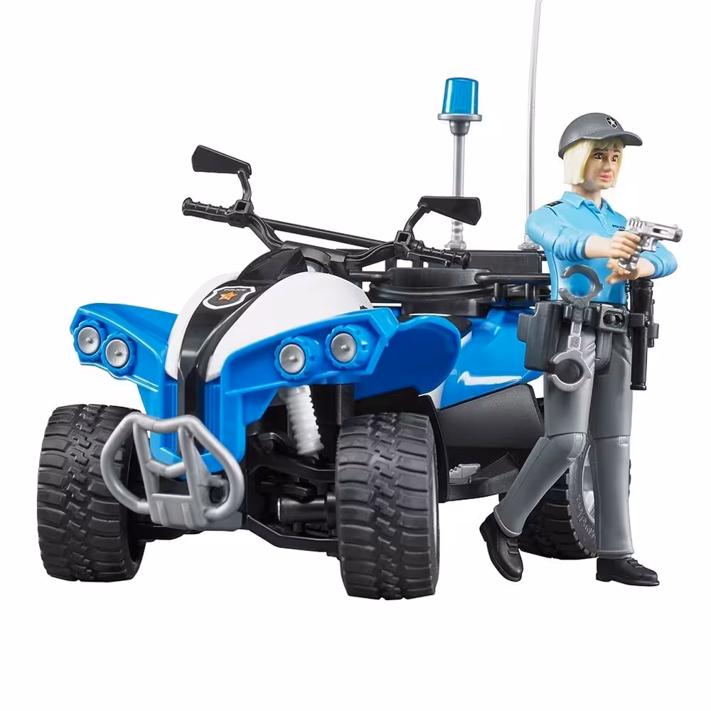 موتور چهار چرخ پلیس كدbruder Police-Quad with Police woman 63010