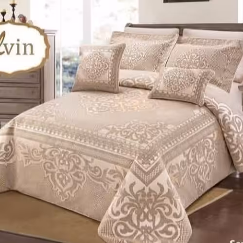 روتختی مخمل ترک دونفره درجه یک 8 تیکه کیفیت و دوخت عالی.