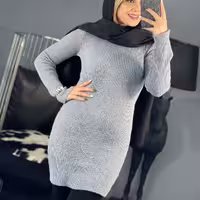 باف یقه گرد گرم بالا