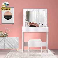 میز آرایش لامپ دار کد DMP109 - فروشگاه سه گامه